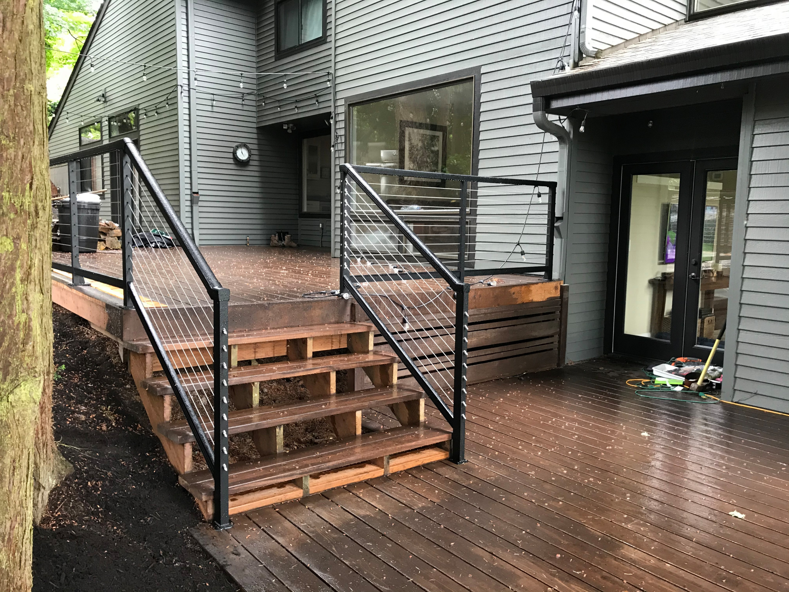 Back Deep Railing Front and Back Deck Railings Wilsonville - JCS Construction